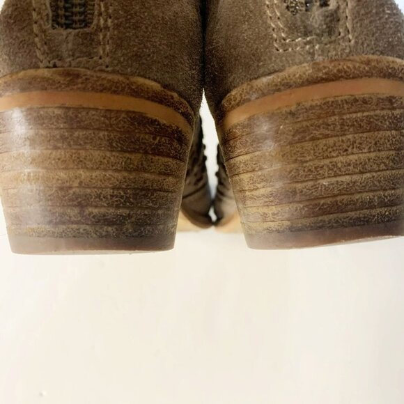 Vince Camuto Prasata Suede Leather Ankle Bootie - Picture 6 of 12